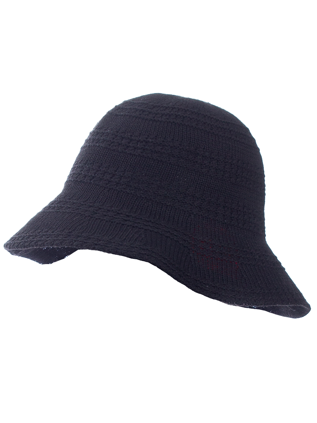 CAPPELLO TESSUTO PIEGHEVOLE - BLACK